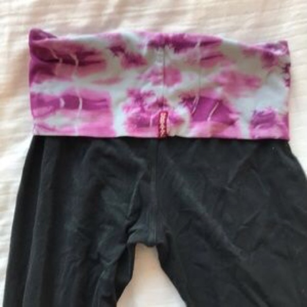 hard tail yoga pants tie dye